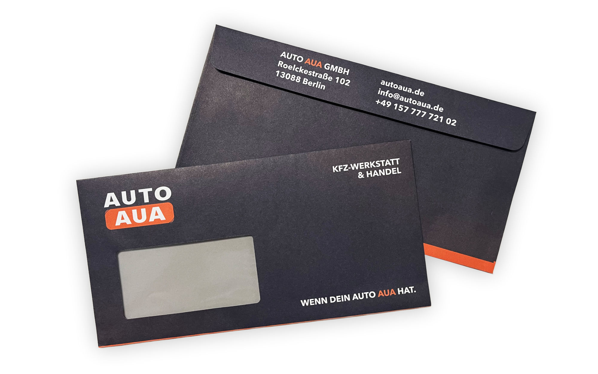 AUTO AUA Briefumschlag
