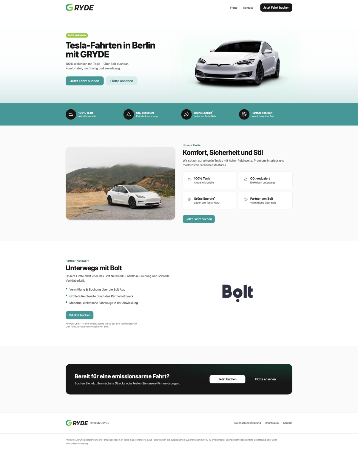 GRYDE Websitee