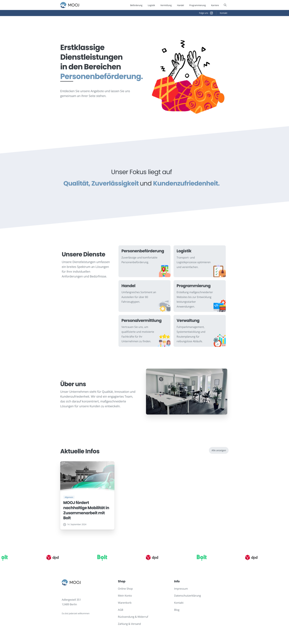 MOOJ Website